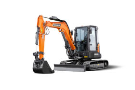 New Develon DX55R Mini Excavators full