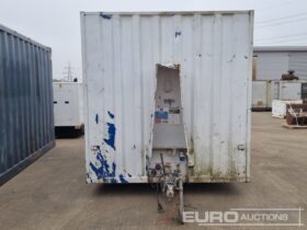 Boss cabins Single Axle Welfare Unit, 6kVA Stephill Generator (Cannot Be Reconsigned) Containers For Auction: Leeds -27th, 28th, 29th, 30th November 24 @ 8:00am full