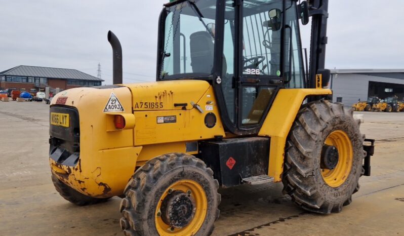 2016 JCB 926-4 Rough Terrain Forklifts For Auction: Leeds -27th, 28th, 29th, 30th November 24 @ 8:00am full