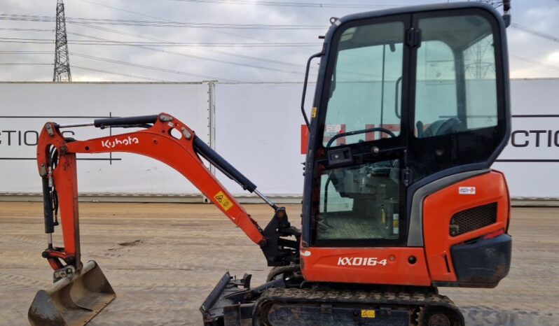 2016 Kubota KX016-4 Mini Excavators For Auction: Leeds -27th, 28th, 29th, 30th November 24 @ 8:00am full