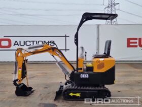 Unused 2024 Captok CK13 Micro Excavators For Auction: Leeds -27th, 28th, 29th, 30th November 24 @ 8:00am full