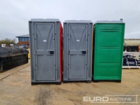 Armal Single Toilet Unit (3 of) (Cannot Be Reconsigned) Containers For Auction: Leeds -27th, 28th, 29th, 30th November 24 @ 8:00am full