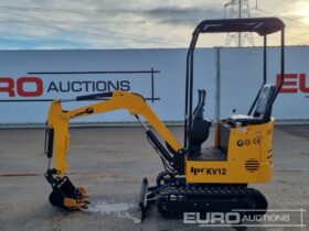 Unused 2024 JPC KV12 Mini Excavators For Auction: Leeds -27th, 28th, 29th, 30th November 24 @ 8:00am full