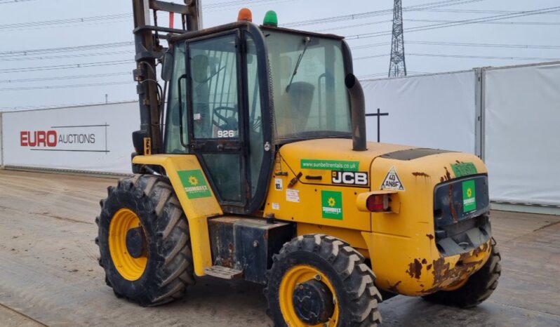 2016 JCB 926-4 Rough Terrain Forklifts For Auction: Leeds -27th, 28th, 29th, 30th November 24 @ 8:00am full