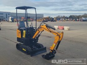 Unused 2024 JPC HT12 Mini Excavators For Auction: Leeds -27th, 28th, 29th, 30th November 24 @ 8:00am full