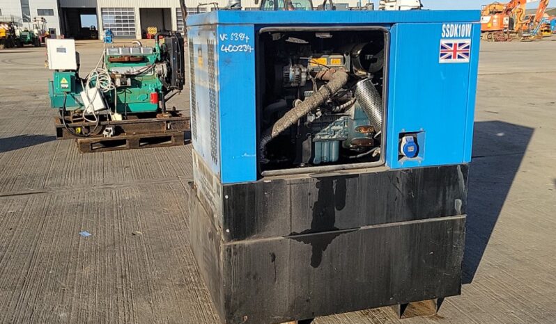 Stephill SSDK10W Generators For Auction: Leeds -27th, 28th, 29th, 30th November 24 @ 8:00am