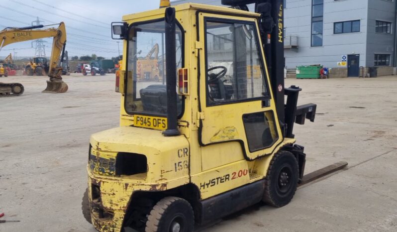 Hyster H2.00XM Forklifts For Auction: Leeds -27th, 28th, 29th, 30th November 24 @ 8:00am full