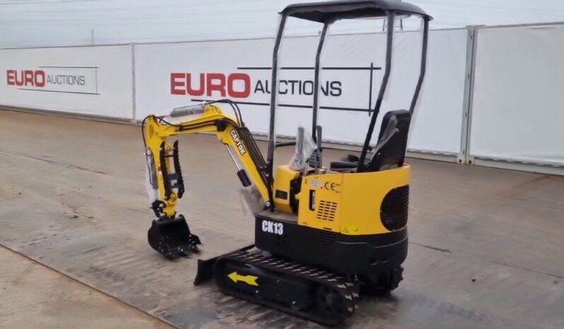 Unused 2024 Captok CK13 Micro Excavators For Auction: Leeds -27th, 28th, 29th, 30th November 24 @ 8:00am full