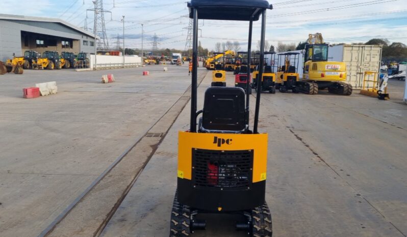 Unused 2024 JPC HT12 Mini Excavators For Auction: Leeds -27th, 28th, 29th, 30th November 24 @ 8:00am full