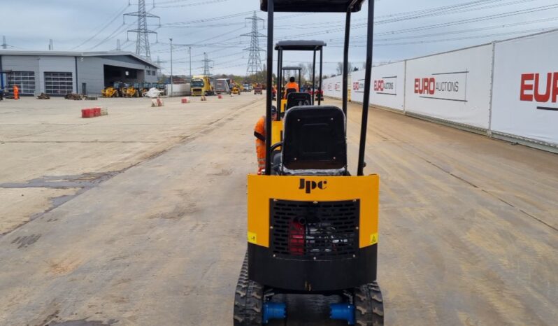 Unused 2024 JPC HT12 Mini Excavators For Auction: Leeds -27th, 28th, 29th, 30th November 24 @ 8:00am full