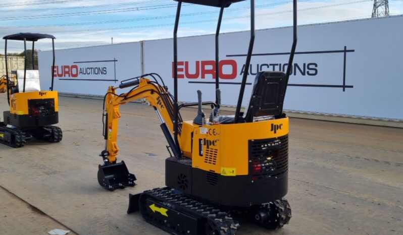 Unused 2024 JPC HT12 Mini Excavators For Auction: Leeds -27th, 28th, 29th, 30th November 24 @ 8:00am full