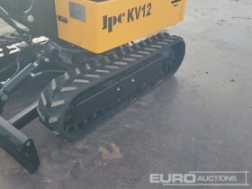 Unused 2024 JPC KV12 Mini Excavators For Auction: Leeds -27th, 28th, 29th, 30th November 24 @ 8:00am full