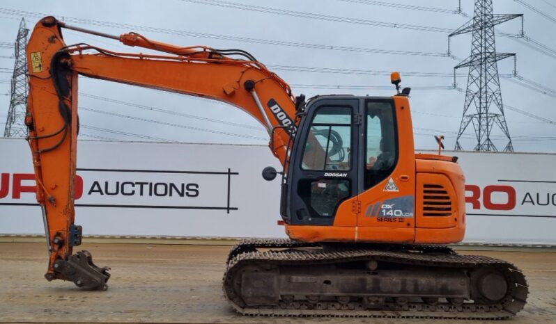 2015 Doosan DX140LCR-3 10 Ton+ Excavators For Auction: Leeds -27th, 28th, 29th, 30th November 24 @ 8:00am full