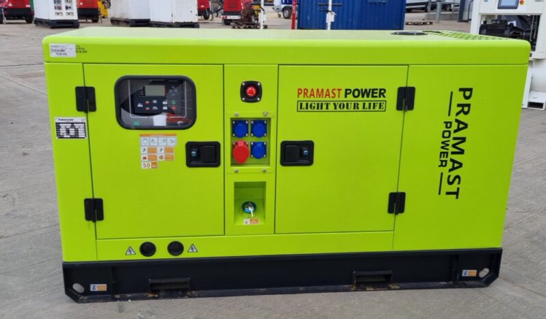 Unused 2024 Pramast VG-R30 Generators For Auction: Leeds -27th, 28th, 29th, 30th November 24 @ 8:00am full