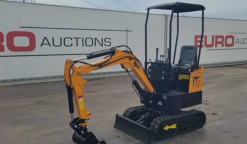 Unused 2024 JPC HT12 Mini Excavators For Auction: Leeds -27th, 28th, 29th, 30th November 24 @ 8:00am