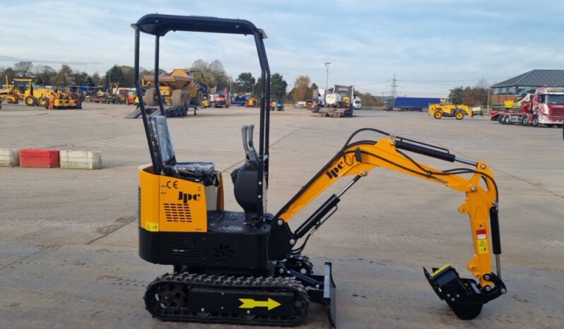 Unused 2024 JPC HT12 Mini Excavators For Auction: Leeds -27th, 28th, 29th, 30th November 24 @ 8:00am full