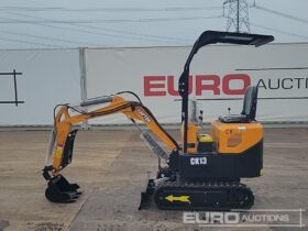 Unused 2024 Captok CK13 Micro Excavators For Auction: Leeds -27th, 28th, 29th, 30th November 24 @ 8:00am full