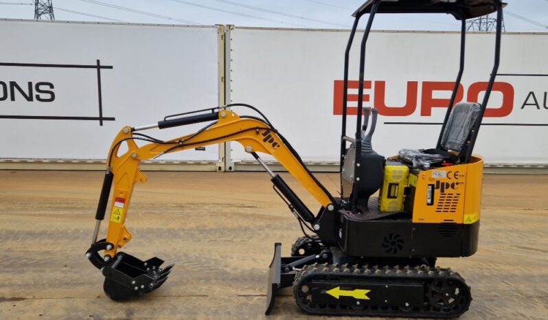 Unused 2024 JPC HT12 Mini Excavators For Auction: Leeds -27th, 28th, 29th, 30th November 24 @ 8:00am full