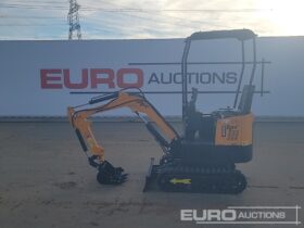 Unused 2024 JPC HT12 Mini Excavators For Auction: Leeds -27th, 28th, 29th, 30th November 24 @ 8:00am full