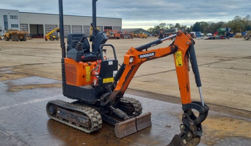 2020 Doosan DX10Z Mini Excavators For Auction: Leeds -27th, 28th, 29th, 30th November 24 @ 8:00am full