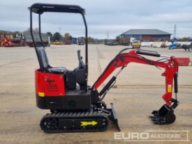 Unused 2024 JPC HT12 Mini Excavators For Auction: Leeds -27th, 28th, 29th, 30th November 24 @ 8:00am full