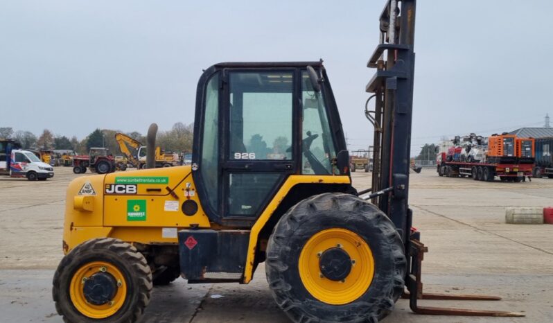 2016 JCB 926-4 Rough Terrain Forklifts For Auction: Leeds -27th, 28th, 29th, 30th November 24 @ 8:00am full