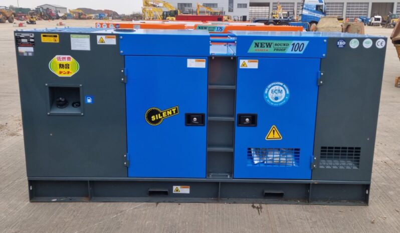 Unused 2023 Ashita AG3-100 Generators For Auction: Leeds -27th, 28th, 29th, 30th November 24 @ 8:00am full