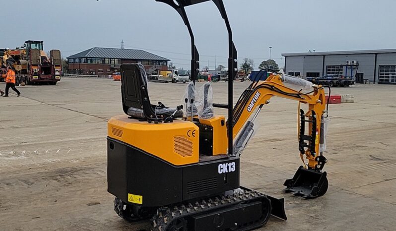 Unused 2024 Captok CK13 Micro Excavators For Auction: Leeds -27th, 28th, 29th, 30th November 24 @ 8:00am full