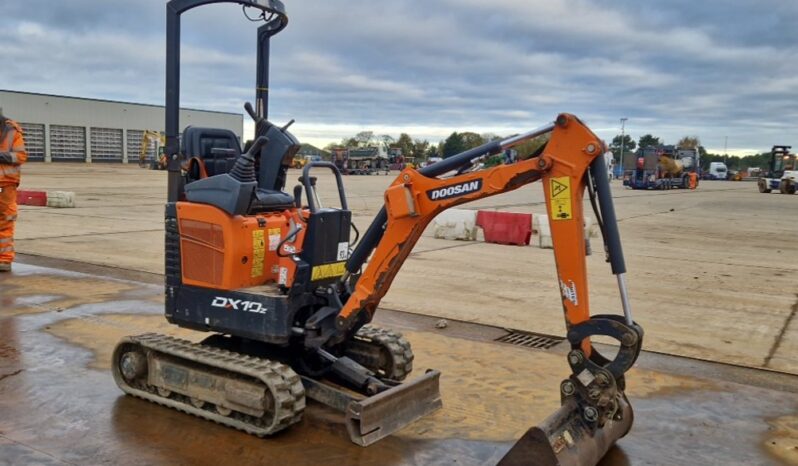 2019 Doosan DX10Z Mini Excavators For Auction: Leeds -27th, 28th, 29th, 30th November 24 @ 8:00am full