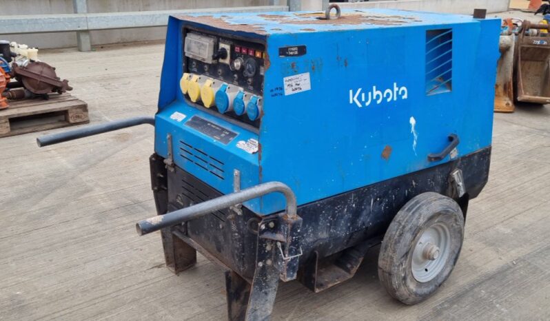 2014 Kubota 10KvA Generator, 3 Cylinder Engine Generators For Auction: Leeds -27th, 28th, 29th, 30th November 24 @ 8:00am