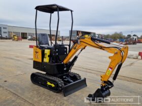 Unused 2024 JPC HT12 Mini Excavators For Auction: Leeds -27th, 28th, 29th, 30th November 24 @ 8:00am full