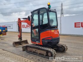 2014 Kubota U27-4 Mini Excavators For Auction: Leeds -27th, 28th, 29th, 30th November 24 @ 8:00am full