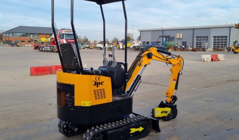 Unused 2024 JPC HT12 Mini Excavators For Auction: Leeds -27th, 28th, 29th, 30th November 24 @ 8:00am full