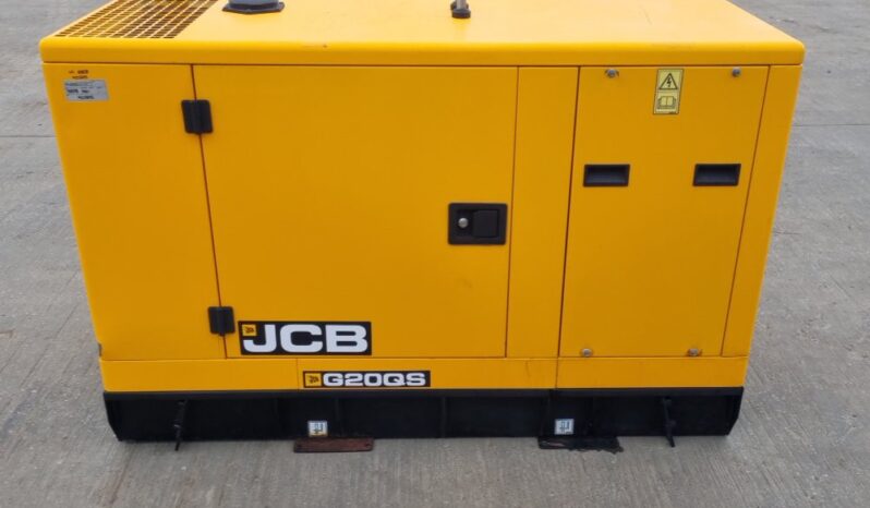 2016 JCB G20QS Generators For Auction: Leeds -27th, 28th, 29th, 30th November 24 @ 8:00am full