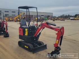 Unused 2024 JPC HT12 Mini Excavators For Auction: Leeds -27th, 28th, 29th, 30th November 24 @ 8:00am full