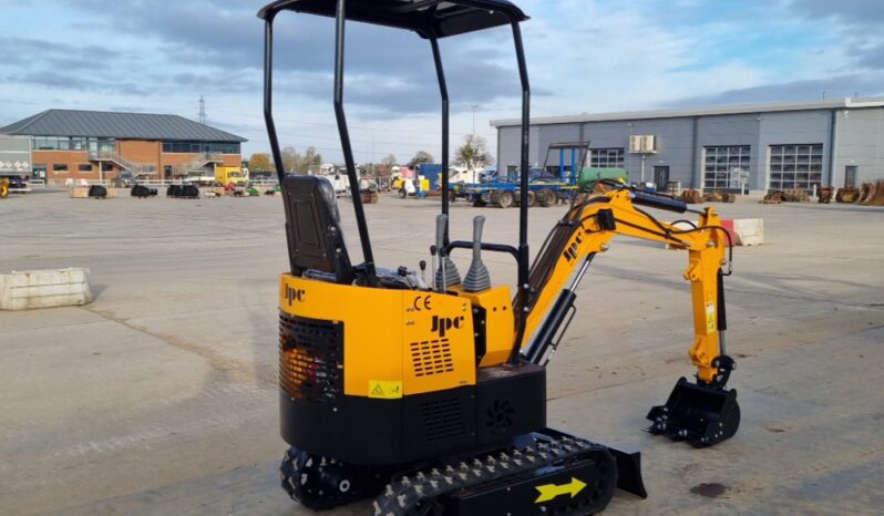 Unused 2024 JPC HT12 Mini Excavators For Auction: Leeds -27th, 28th, 29th, 30th November 24 @ 8:00am full