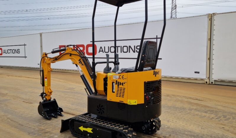 Unused 2024 JPC HT12 Mini Excavators For Auction: Leeds -27th, 28th, 29th, 30th November 24 @ 8:00am full