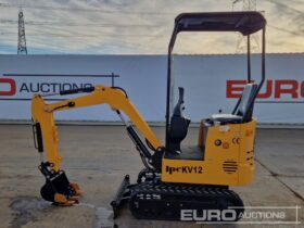 Unused 2024 JPC KV12 Mini Excavators For Auction: Leeds -27th, 28th, 29th, 30th November 24 @ 8:00am full