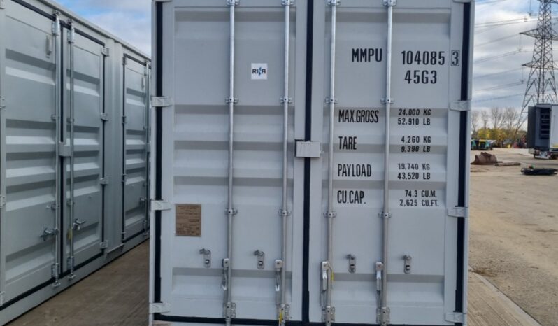 2024 CTN 40′ Container, 4 Side Doors, 1 End Door (Cannot Be Reconsigned) Containers For Auction: Leeds -27th, 28th, 29th, 30th November 24 @ 8:00am full