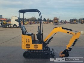 Unused 2024 JPC KV12 Mini Excavators For Auction: Leeds -27th, 28th, 29th, 30th November 24 @ 8:00am full