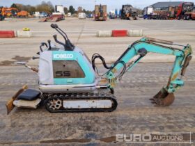 Kobelco SS1 Mini Excavators For Auction: Leeds -27th, 28th, 29th, 30th November 24 @ 8:00am full