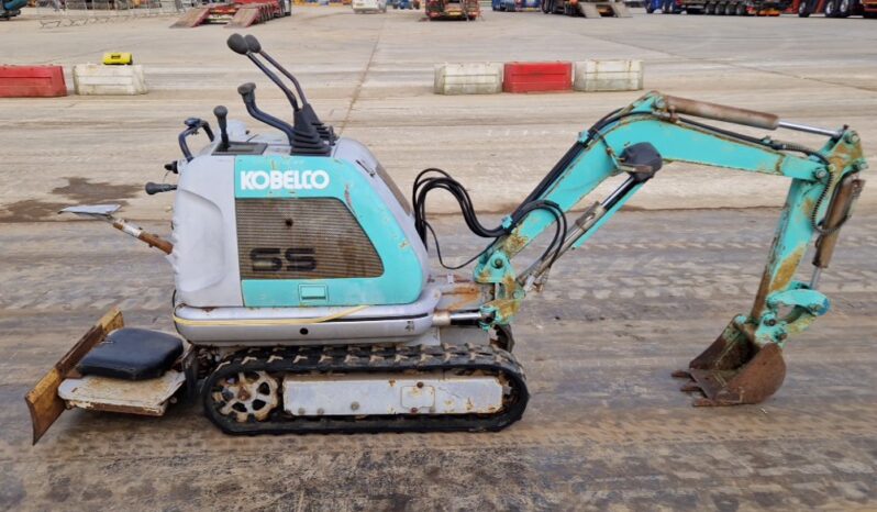 Kobelco SS1 Mini Excavators For Auction: Leeds -27th, 28th, 29th, 30th November 24 @ 8:00am full