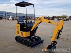 Unused 2024 JPC KV12 Mini Excavators For Auction: Leeds -27th, 28th, 29th, 30th November 24 @ 8:00am full