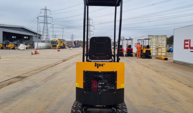 Unused 2024 JPC HT12 Mini Excavators For Auction: Leeds -27th, 28th, 29th, 30th November 24 @ 8:00am full