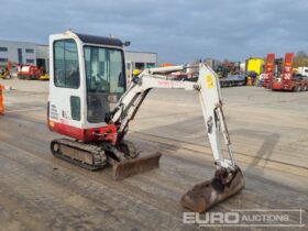 2010 Takeuchi TB016 Mini Excavators For Auction: Leeds -27th, 28th, 29th, 30th November 24 @ 8:00am full