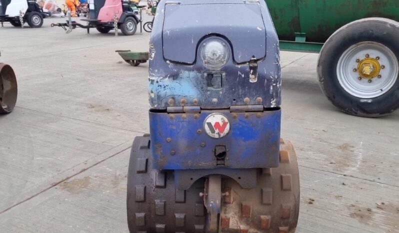 Wacker Neuson Radio Controlled Double Drum Vibrating Pad Foot Trench Roller (Parts Missing) Asphalt / Concrete Equipment For Auction: Leeds -27th, 28th, 29th, 30th November 24 @ 8:00am full