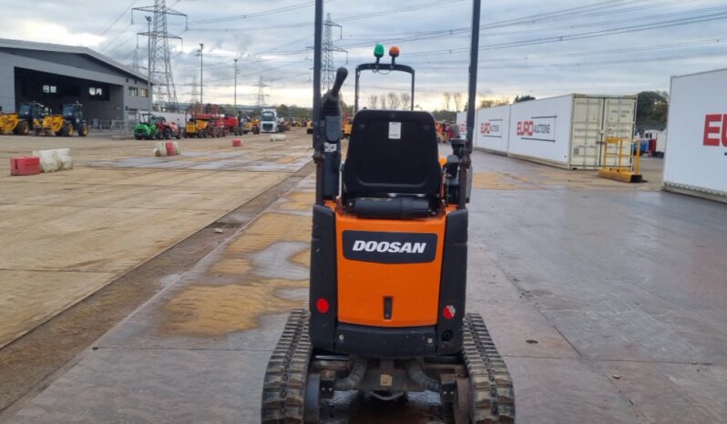 2020 Doosan DX10Z Mini Excavators For Auction: Leeds -27th, 28th, 29th, 30th November 24 @ 8:00am full