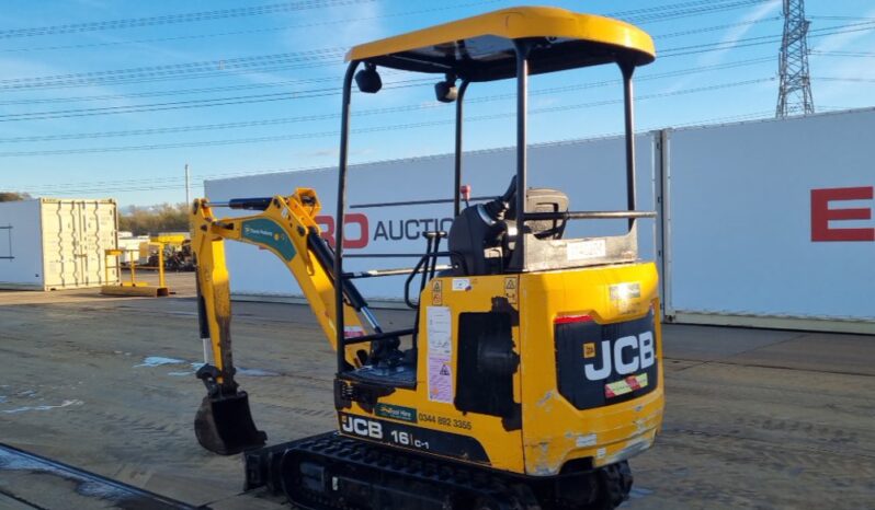 2019 JCB 16C-1 Mini Excavators For Auction: Leeds -27th, 28th, 29th, 30th November 24 @ 8:00am full