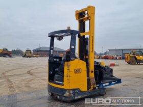 Jungheinrich Electric Reach Forklift, 3 Stage Free Lift Mast, Forks, Charger Forklifts For Auction: Leeds -27th, 28th, 29th, 30th November 24 @ 8:00am full