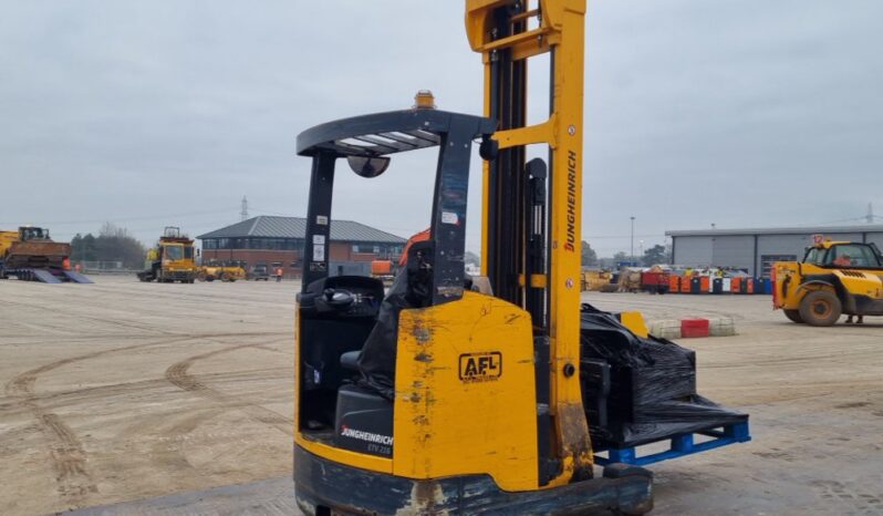 Jungheinrich Electric Reach Forklift, 3 Stage Free Lift Mast, Forks, Charger Forklifts For Auction: Leeds -27th, 28th, 29th, 30th November 24 @ 8:00am full